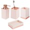 mDesign Plastic Bathroom Vanity Countertop Accessory Organizers